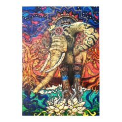 Wooden Jigsaw Puzzle-BOHEMIAN ELEPHANT