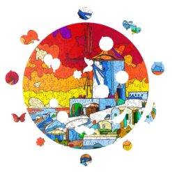 Alternative view of Wooden Jigsaw Puzzle-CHARMING AEGEAN SEA