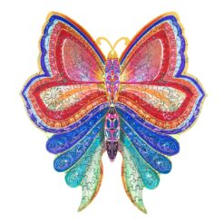 Wooden Jigsaw Puzzle-COLORFUL BUTTERFLIES