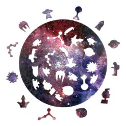 Alternative view of Wooden Jigsaw Puzzle-FASCINATING NEBULA