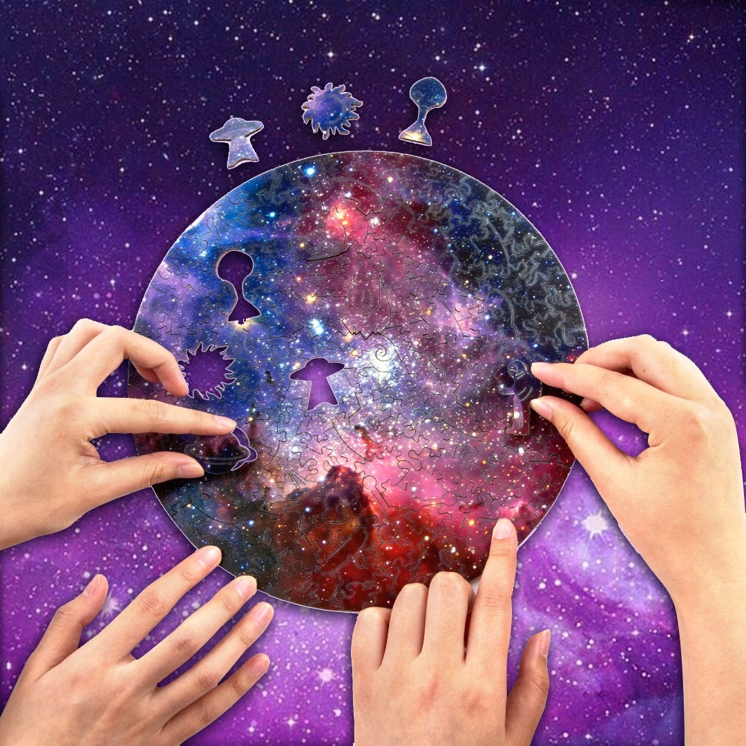 Wooden Jigsaw Puzzle-FASCINATING NEBULA - Image 9