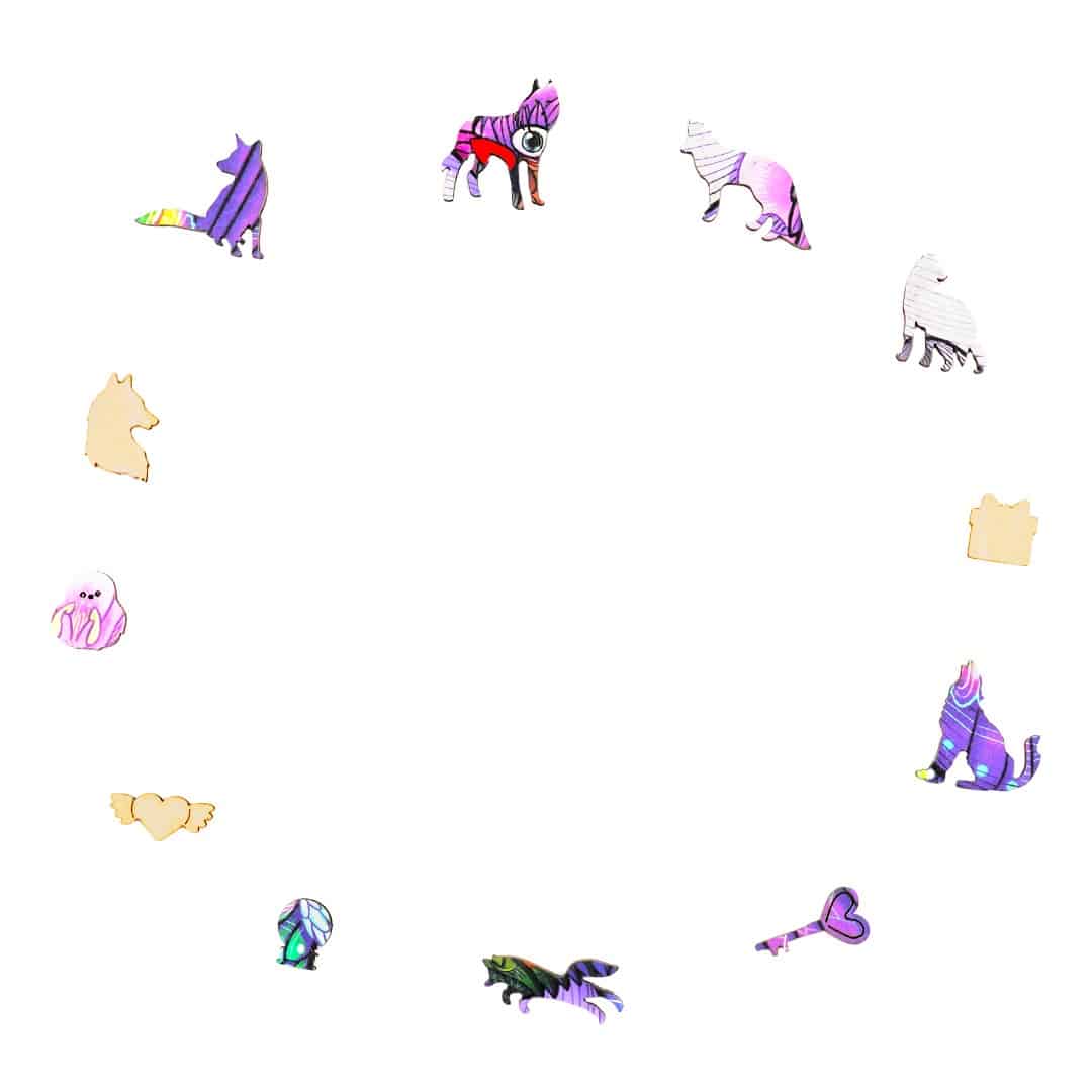 Wooden Jigsaw Puzzle-FREE HUMMINGBIRD - Image 3