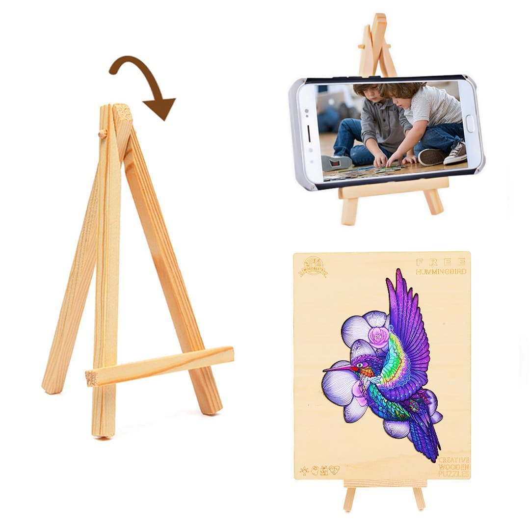 Wooden Jigsaw Puzzle-FREE HUMMINGBIRD - Image 6