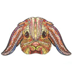 Wooden Jigsaw Puzzle-FUNNY RABBIT
