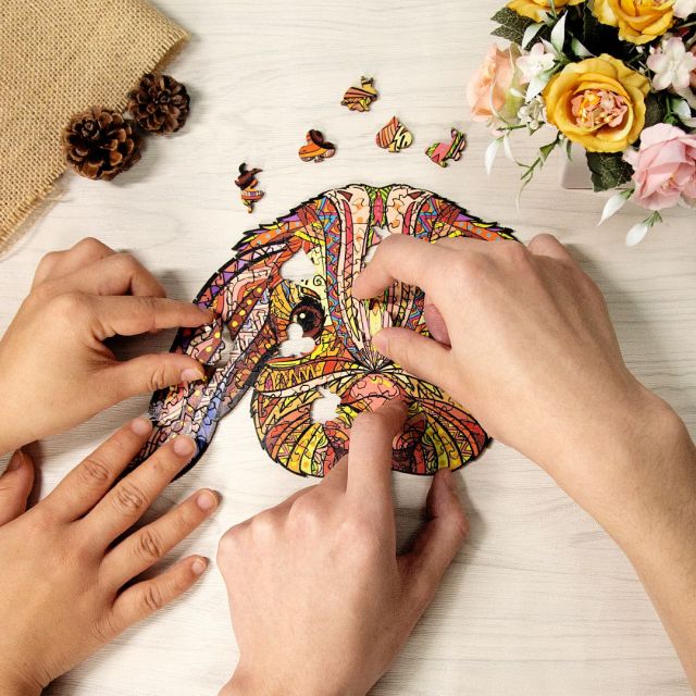 Wooden Jigsaw Puzzle-FUNNY RABBIT - Image 4