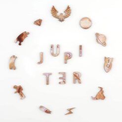 Alternative view of Wooden Jigsaw Puzzle-JUPITER