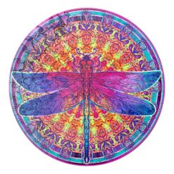 Wooden Jigsaw Puzzle-MANDALA DRAGONFLY 2