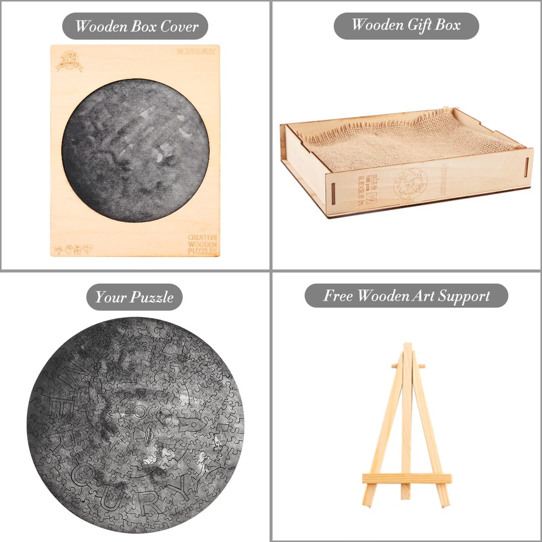 Wooden Jigsaw Puzzle-MERCURY - Image 5