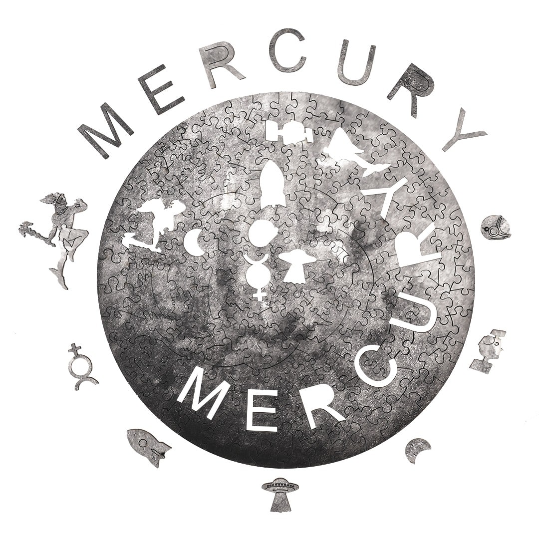 Wooden Jigsaw Puzzle-MERCURY - Image 2