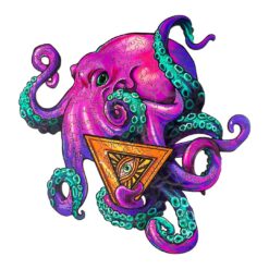 Wooden Jigsaw Puzzle-OCTOPUS XIAOHACHI