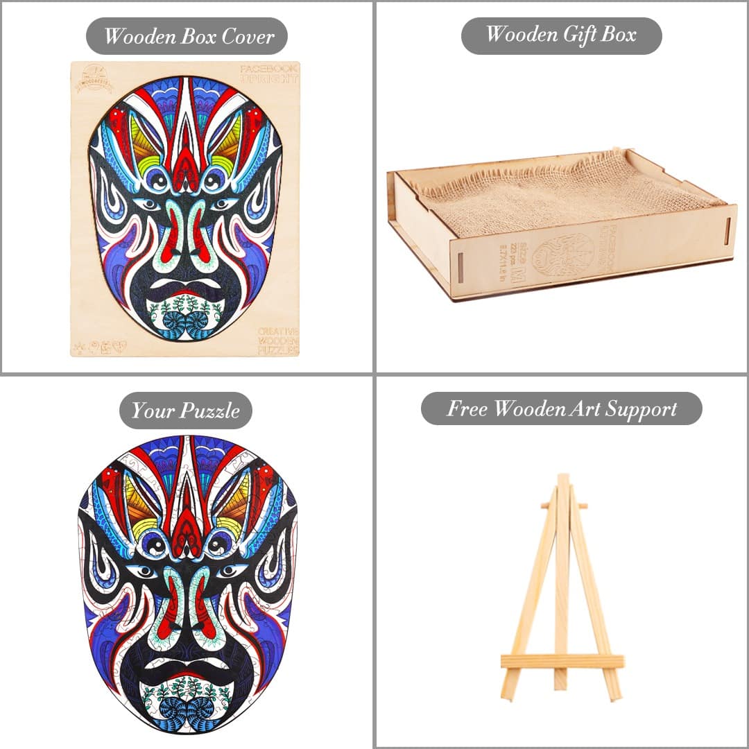 Wooden Jigsaw Puzzle-OPREA MASK INTEGRITY - Image 5