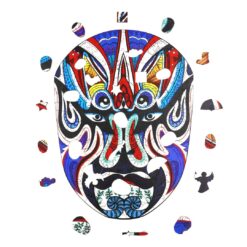 Alternative view of Wooden Jigsaw Puzzle-OPREA MASK INTEGRITY