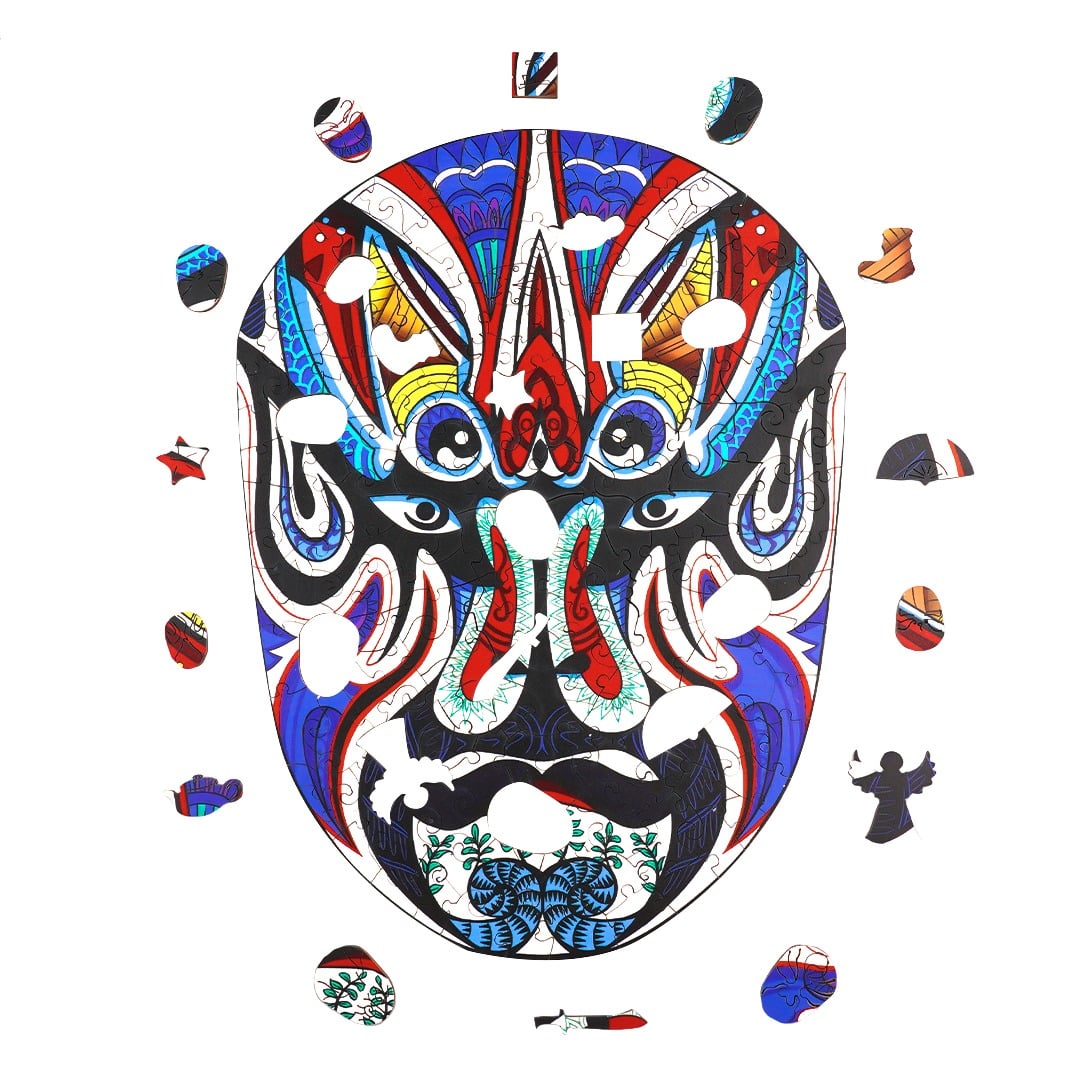 Wooden Jigsaw Puzzle-OPREA MASK INTEGRITY - Image 2