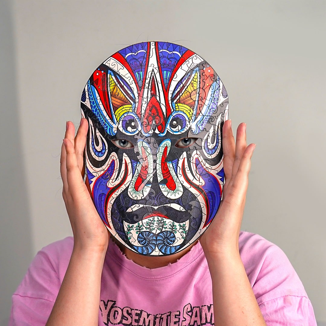 Wooden Jigsaw Puzzle-OPREA MASK INTEGRITY - Image 9