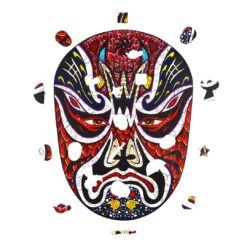 Alternative view of Wooden Jigsaw Puzzle- OPRRA MASK VALOR
