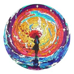 Wooden Jigsaw Puzzle-PSYCHEDELIC GIRL