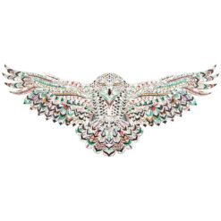 Wooden Jigsaw Puzzle-SNOWY OWL