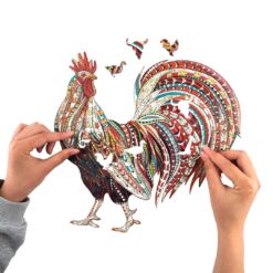 Alternative view of Wooden Jigsaw Puzzle-STRONG COCK-RD
