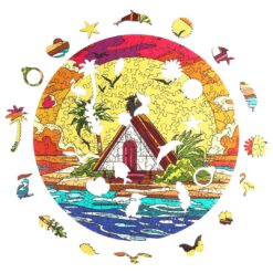 Alternative view of Wooden Jigsaw Puzzle-SUNRISE