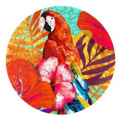 Wooden Jigsaw Puzzle-TROPICAL PARROT