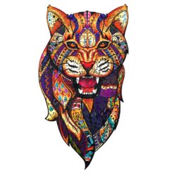 Wooden Jigsaw Puzzle-VIGILANT LEOPARD