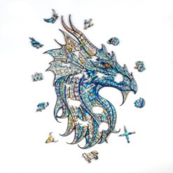 Alternative view of Wooden Jigsaw Puzzle-WARRIOR GRAGON