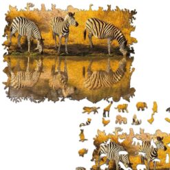 Wooden Jigsaw Puzzle- ZEBRA