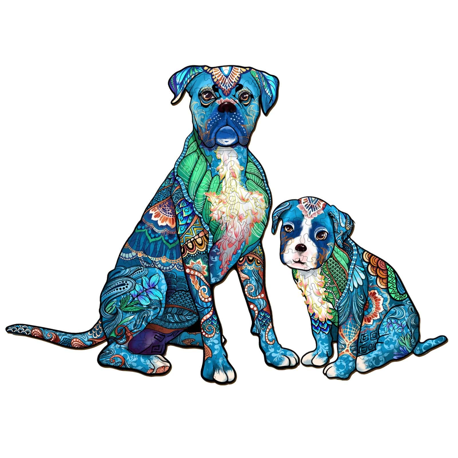 Wooden Jigsaw Puzzle-Parent-Boxer