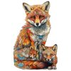 Wooden Jigsaw Puzzle-Parent-Child Fox