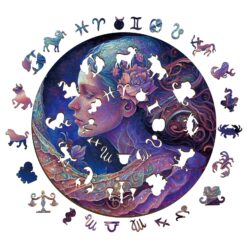 Alternative view of Zodiac Wooden Jigsaw Puzzle-Cancer