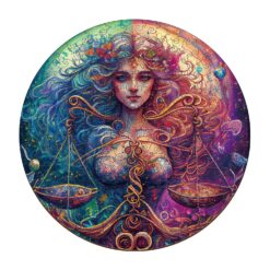 Zodiac Wooden Jigsaw Puzzle-Libra