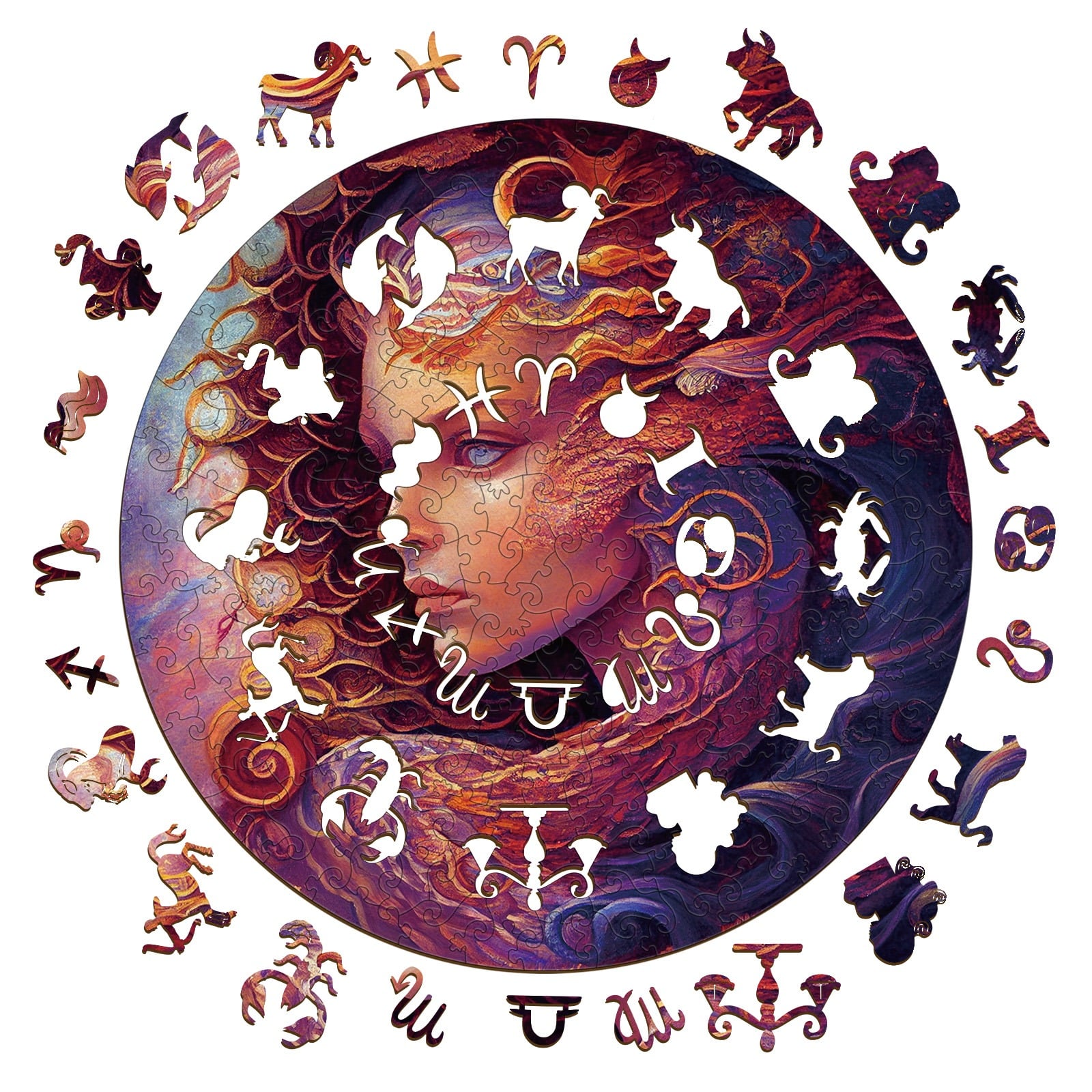 Zodiac Wooden Jigsaw Puzzle-Scorpio - Image 2