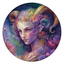 Zodiac Wooden Jigsaw Puzzle-Taurus