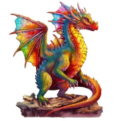 Wooden Jigsaw Puzzle-Dragon 2