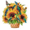 Wooden Jigsaw Puzzle-Flower Basket 3
