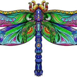 Wooden Jigsaw Puzzle-Big Dragonfly
