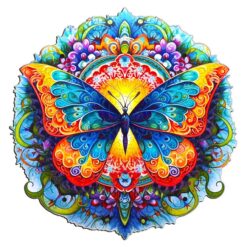 Wooden Jigsaw Puzzle-Butterfly