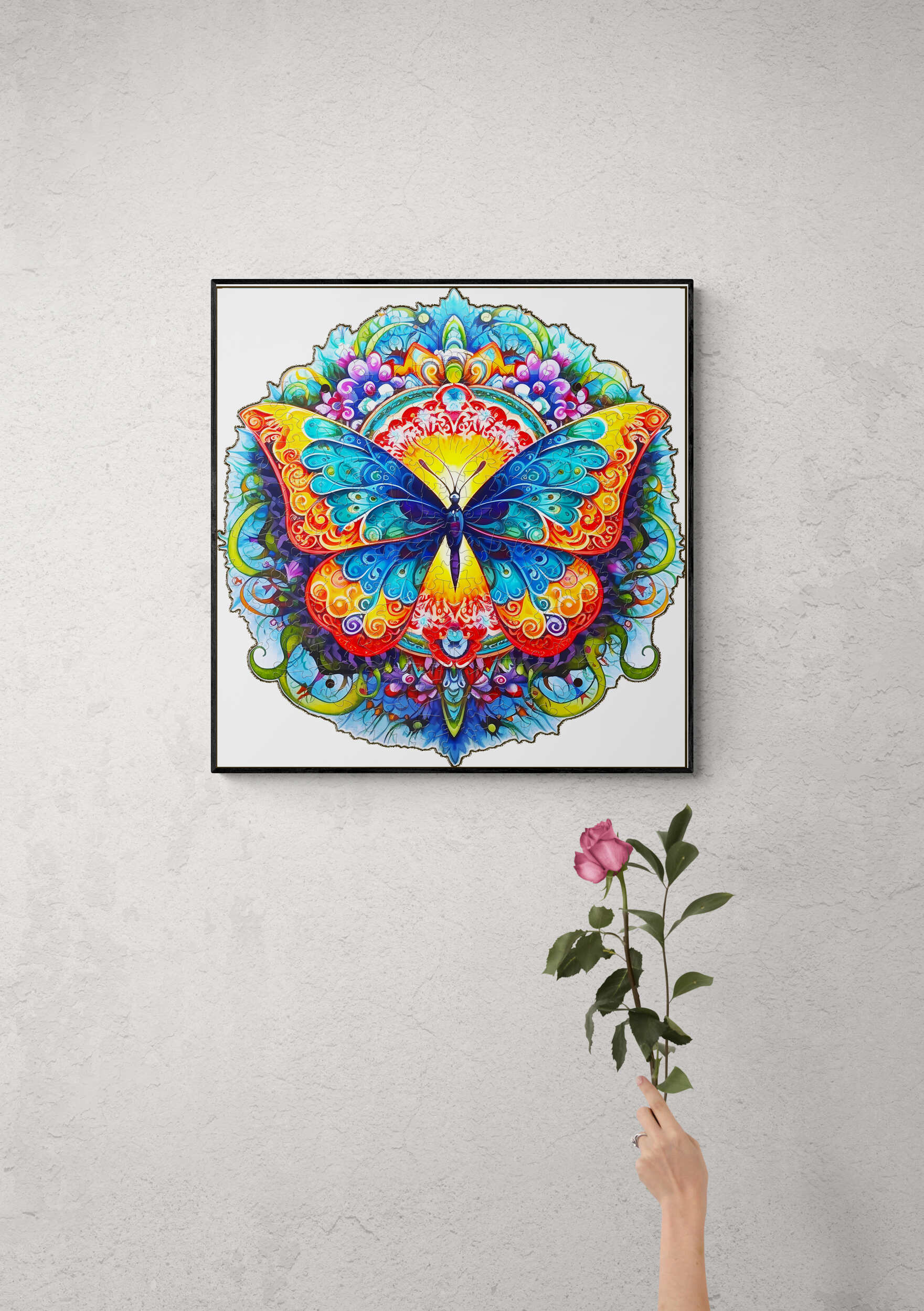 Wooden Jigsaw Puzzle-Butterfly - Image 8