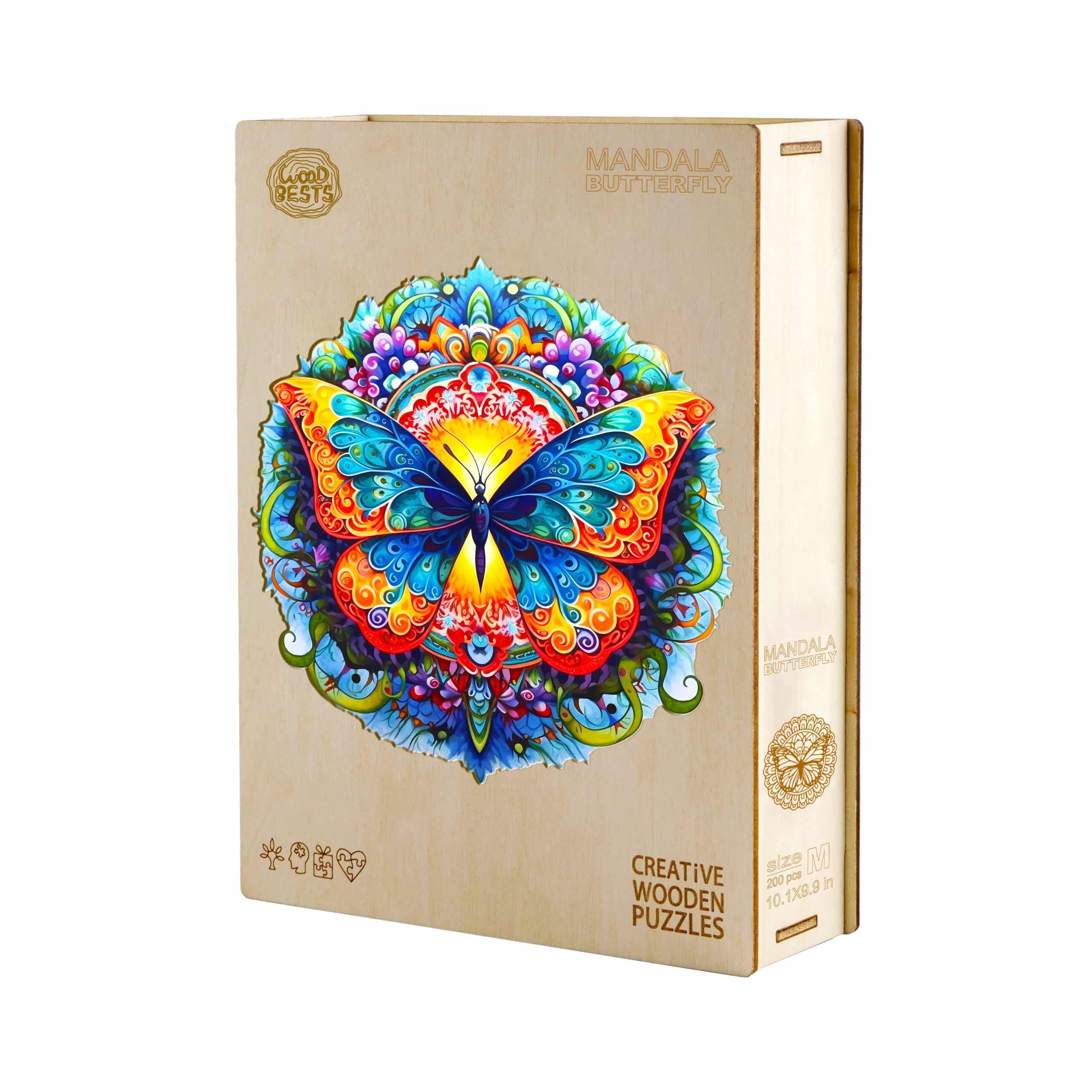 Wooden Jigsaw Puzzle-Butterfly - Image 5