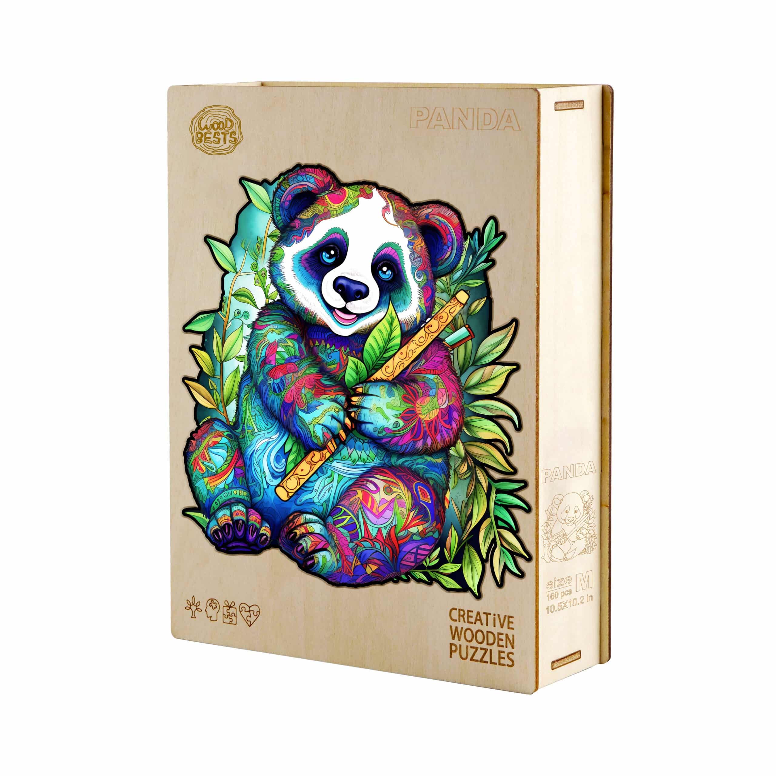 Wooden Jigsaw Puzzle-Panda 2 - Image 5