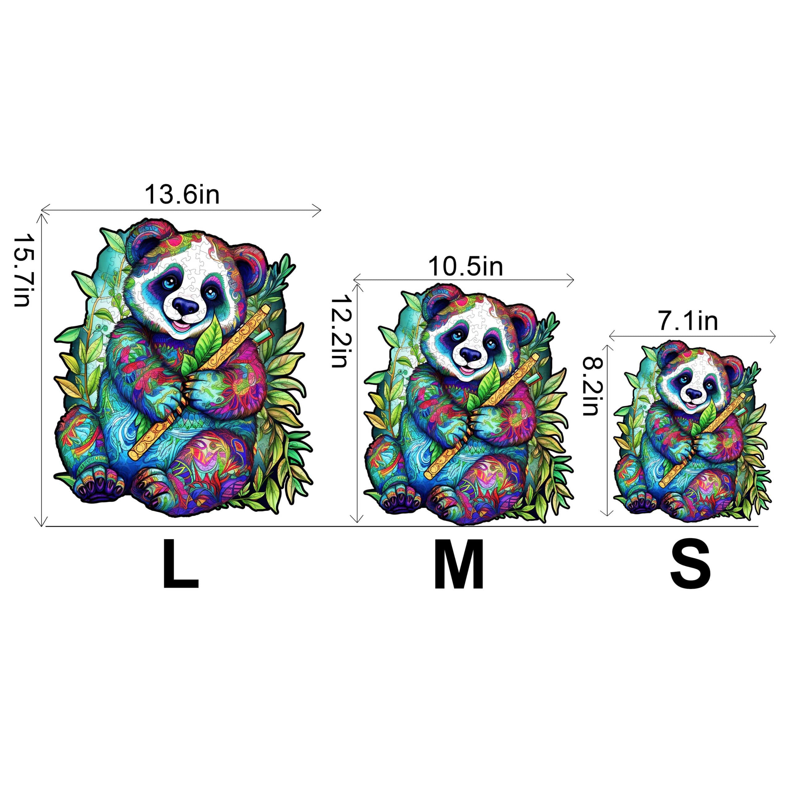 Wooden Jigsaw Puzzle-Panda 2 - Image 3