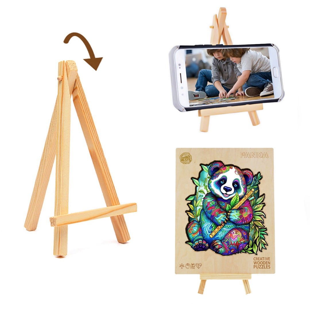 Wooden Jigsaw Puzzle-Panda 2 - Image 6