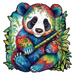 Wooden Jigsaw Puzzle-Panda