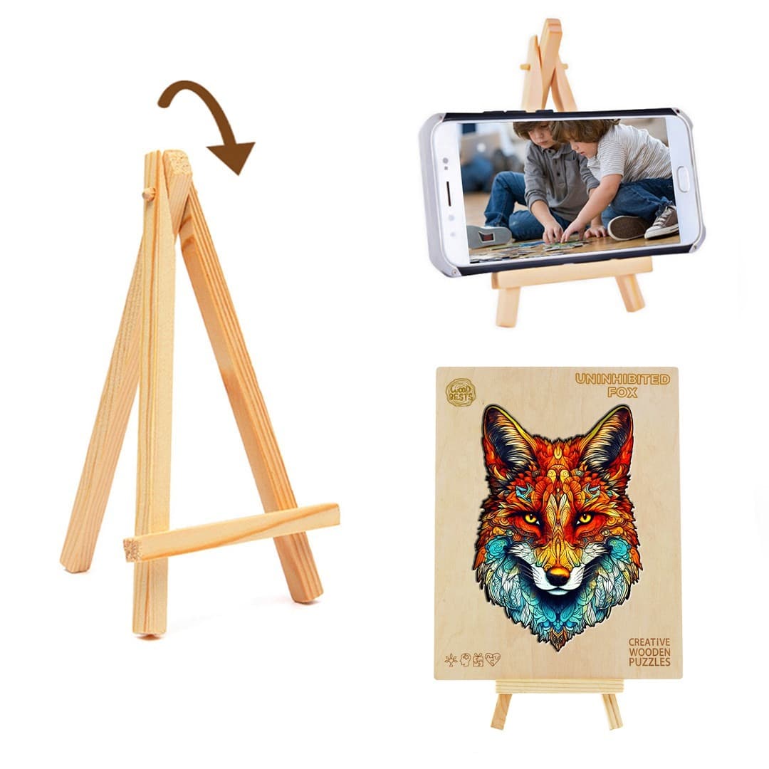 Wooden Jigsaw Puzzle-Uncontrolled Fox - Image 6