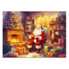 Wooden Jigsaw Puzzle-Jolly Santa Claus