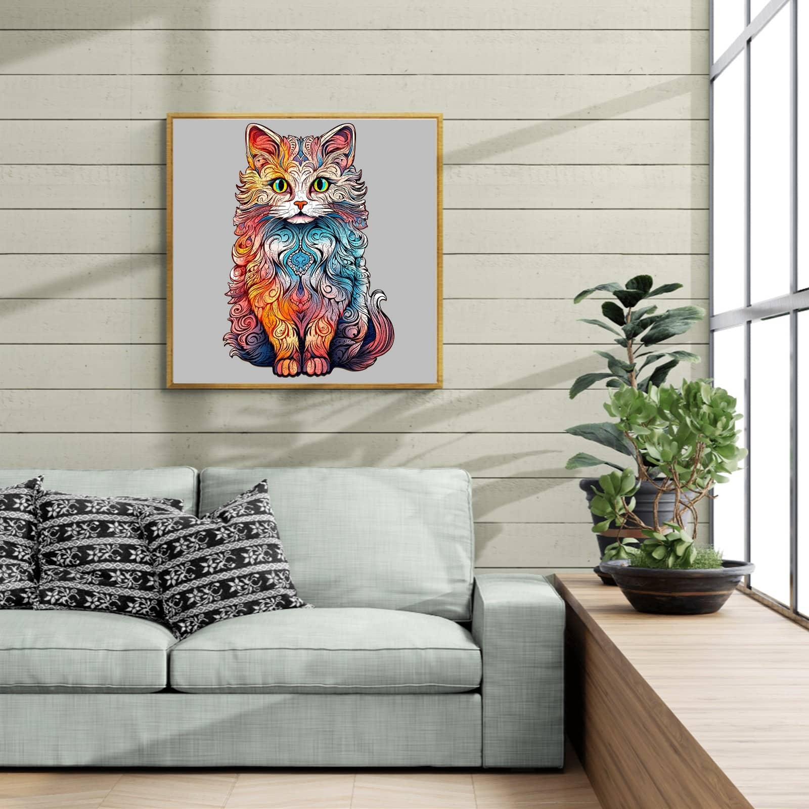 Wooden Jigsaw Puzzle-Persian Cat 2 - Image 7