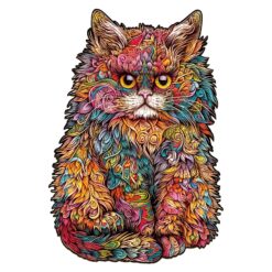 Wooden Jigsaw Puzzle-Persian Cat