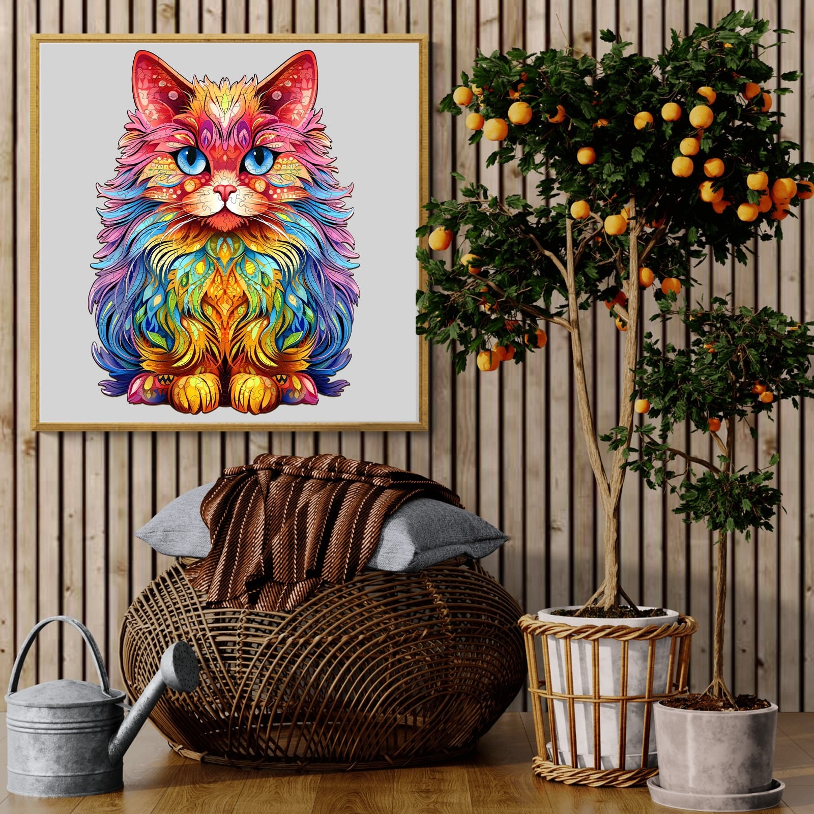Wooden Jigsaw Puzzle-Persian Cat 3 - Image 7