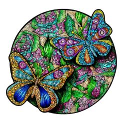 Wooden Jigsaw Puzzle-BEAUTIFUL BUTTERFLY