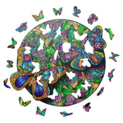 Alternative view of Wooden Jigsaw Puzzle-BEAUTIFUL BUTTERFLY